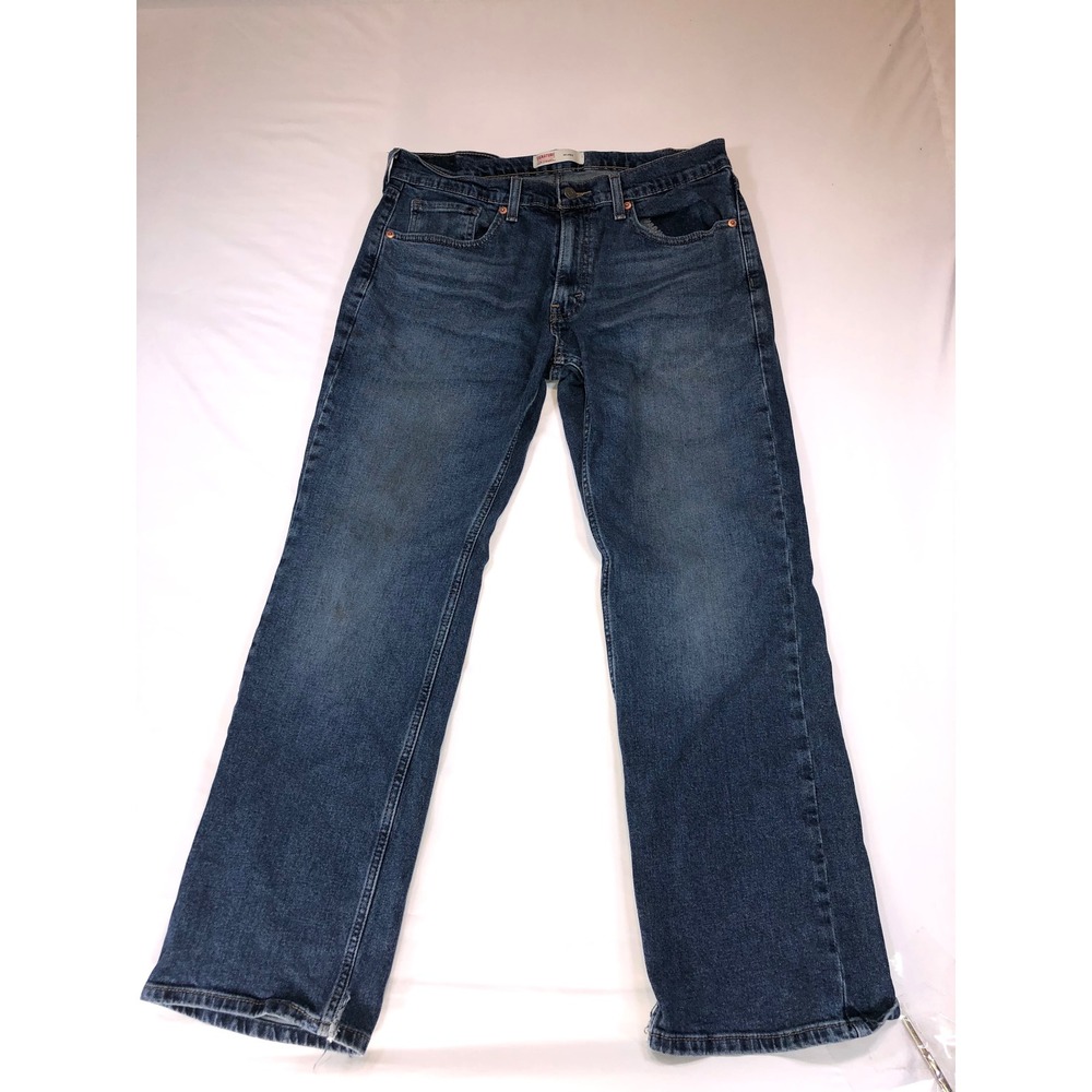 Signature by Levi Strauss Relaxed Fit Jeans Mens 34x29 Medium Wash Blue Denim